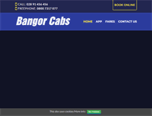 Tablet Screenshot of bangorcabs.com
